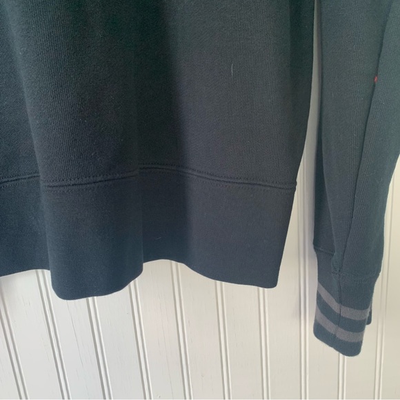 NIKE Sweatshirt (XL) Black w/gray block middle w/Nike Air + Logo in Lime Green - Picture 7 of 7